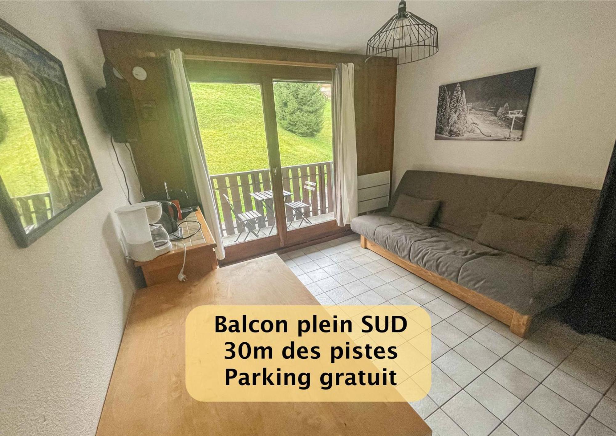 Joli Studio 4 Pers 30M Des Pistes Balcon Plein Sud Au Pieds Des Pistes B27- Draps Non Compris Saint-Jean-dʼAulps 외부 사진